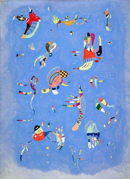 Описание картины Василия Кандинского «Голубое небо»