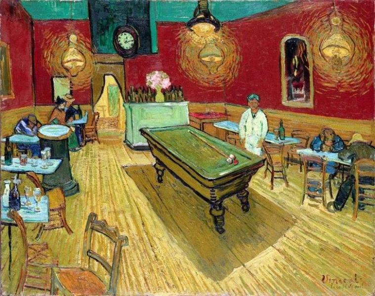 Описание картины Винсента Ван Гога «Ночное кафе»