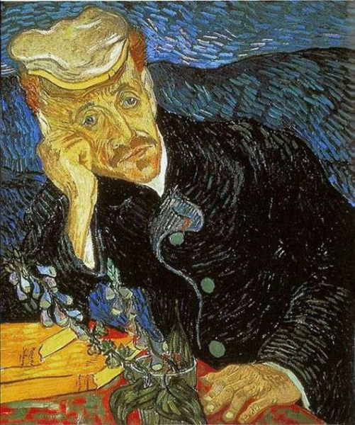 Описание картины Винсента Ван Гога «Портрет доктора Гаше»