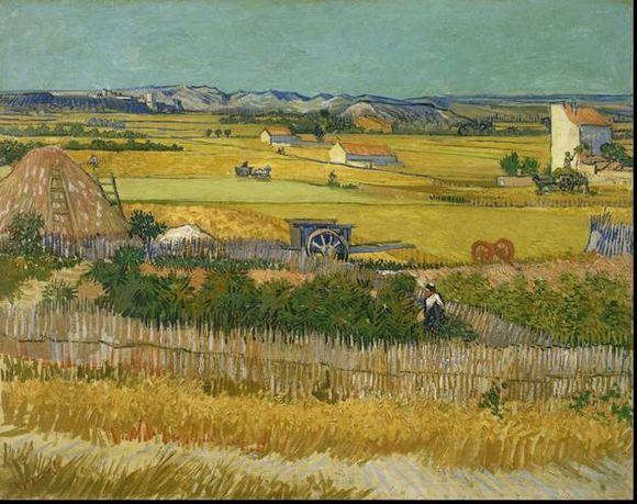 Описание картины Винсента Ван Гога «Урожай. Долина Ла Кро”