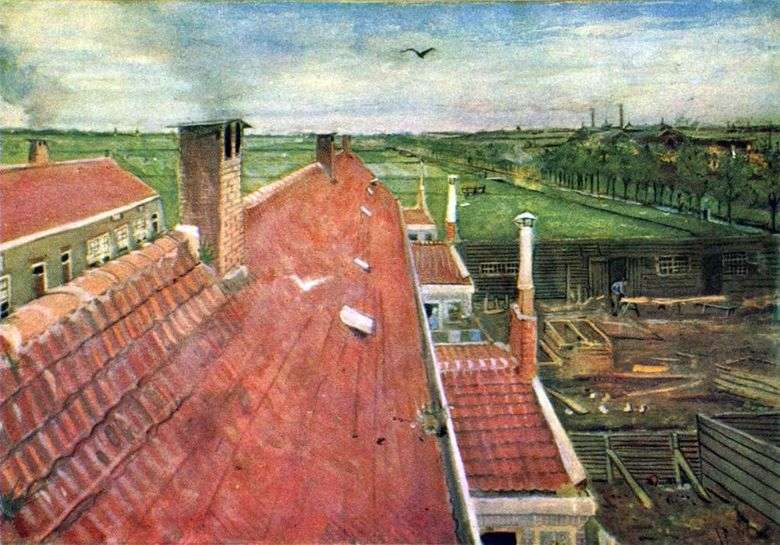 Описание картины Винсента Виллема Ван Гога «Потолок. Вид из мастерской