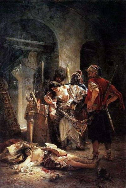 Описание картины Владимира Маковского «Болгарские мученики»