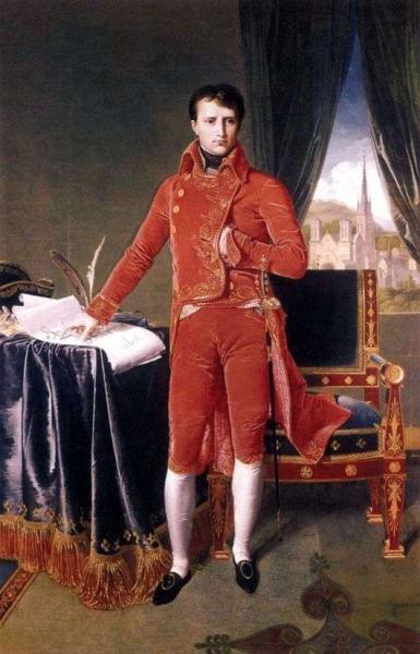 Описание картины Жана Огюста Энгра «Консул Наполеон»