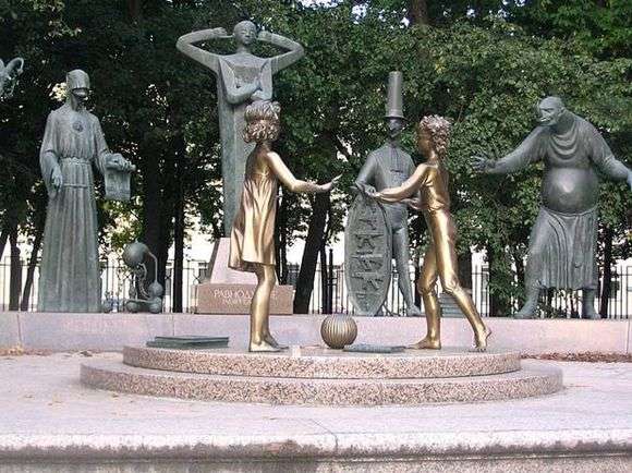 Описание памятника Шемякину «Дети — жертвы пороков взрослых»