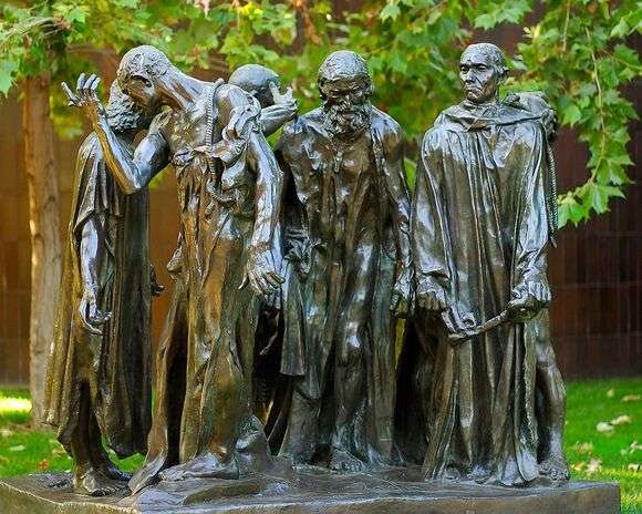 Описание скульптуры Франсуа Огюста Родена «Граждане Кале»