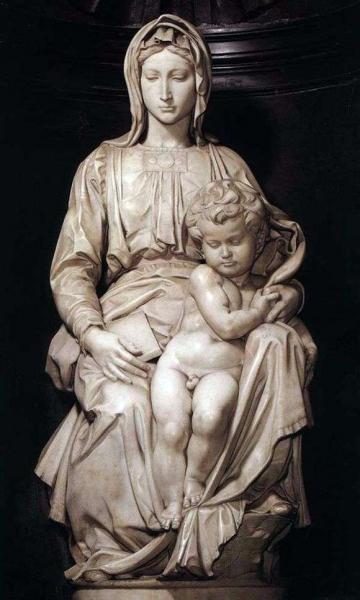Описание скульптуры Микеланджело Буанарроти «Мадонна Брюгге»