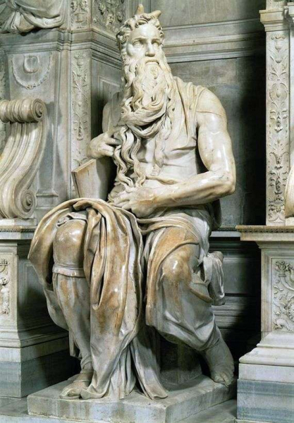 Описание скульптуры Микеланджело Буанарроти «Моисей»