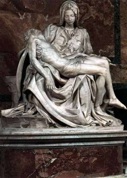Описание скульптуры Микеланджело Буанарроти «Пьета»