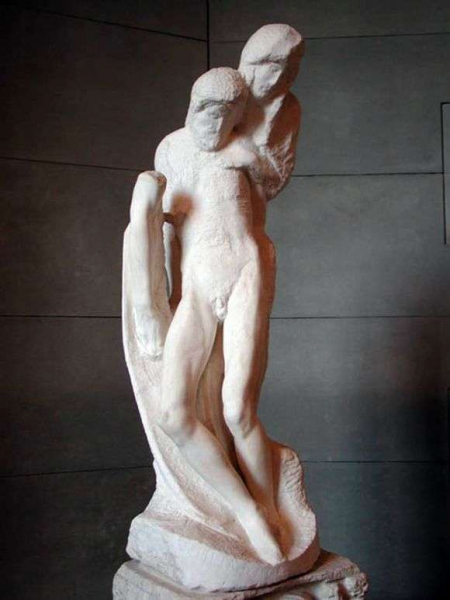 Описание скульптуры Микеланджело Буанарроти «Пьета Ронданини»