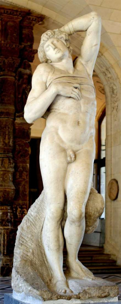 Описание скульптуры Микеланджело Буанарроти «Умирающий раб»