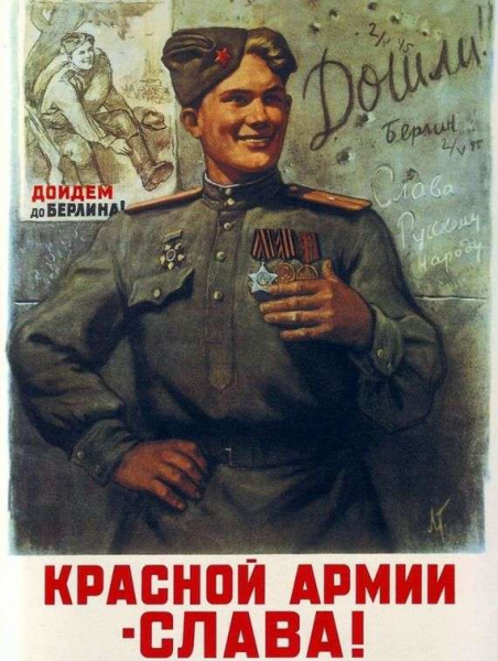 Описание советского плаката 