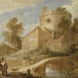 Пейзаж с деревенской тыквой, Давид Тенирс Младший, 1644 г