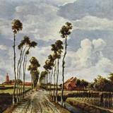 «Пейзаж с фермой», Мейндерт Хоббема — описание картины