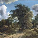 «Пейзаж с фермой», Мейндерт Хоббема — описание картины