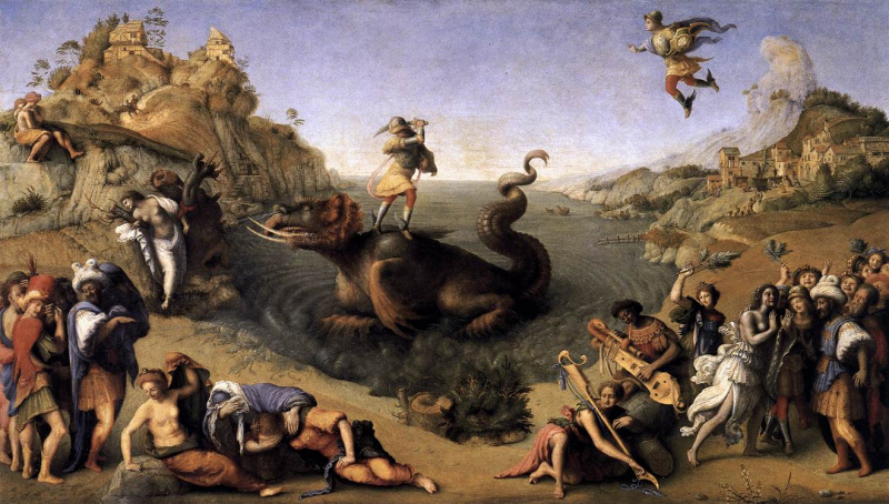 «Персей, освобождающий Андромеду», Пьеро ди Козимо — описание картины