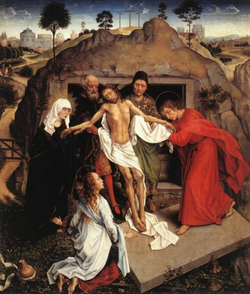 «Погребение», Рогир ван дер Вейден — описание картины