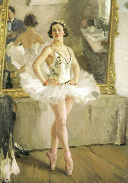 Портрет балерины О.В. Лепешинской - А.М. Герасимова, 1939 г