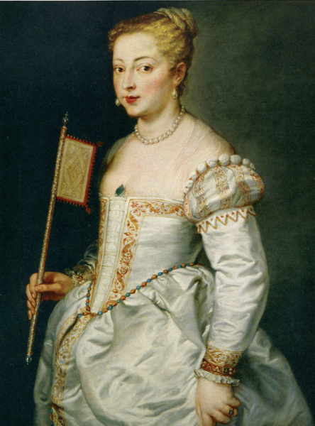 Портрет дамы в белом платье, Тициан Вечеллио
