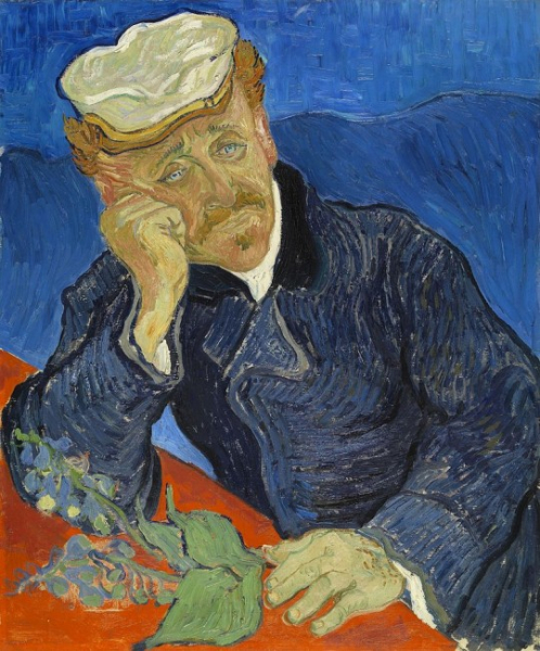 Портрет доктора Гаше, Винсент Ван Гог, 1890 г