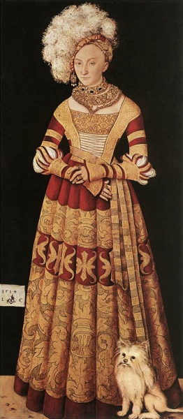 Портрет герцогини Екатерины Мекленбургской, Лукас Кранах Старший, 1514 г