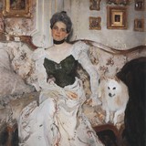 Портрет графа Сумарокова-Эльстона с собакой, В.А.Серов