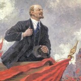 Портрет И.В. Сталина на XVII съезде ВКП(б) в 1934 году, Герасимов - описание картины