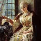 Портрет княгини Марии Николаевны, Маковский - описание