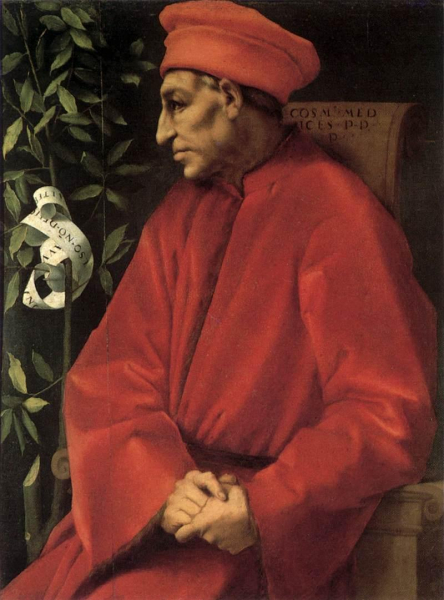 Портрет Козимо Старшего Медичи работы Якопо Понтормо