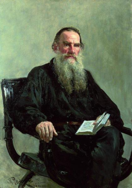Портрет Льва Толстого, Репин, 1887 г