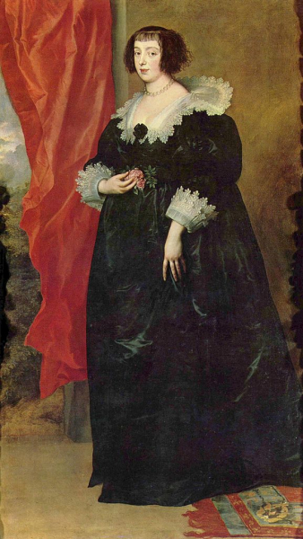 Портрет Маргариты Лотарингской, герцогини Орлеанской, Антонис ван Дейк, 1634 г