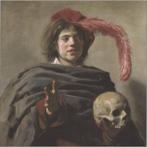 Портрет молодого человека с черепом (Ванитас), Франс Хальс - описание
