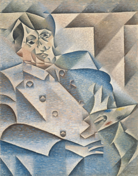Портрет Пабло Пикассо, Хуан Грис - описание