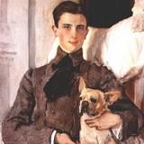 Портрет писателя Леонида Андреева, Серов, 1907 г