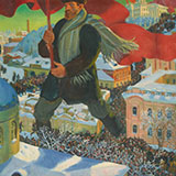 Портрет Шаляпина, 1922, Кустодиев - описание картины