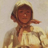 Портрет скрипача Вальтера Григория Григорьевича Мясоедова - описание