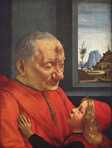 Портрет старика с внуком, Доменико Гирландайо, 1488 г