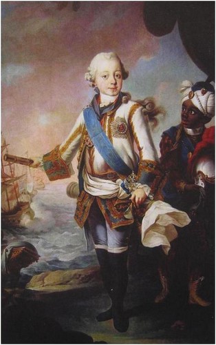 Портрет великого князя Павла Петровича, Стефано Торелли, 1765 г