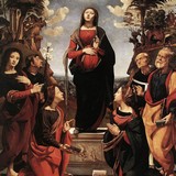 «Посещение Богоматери со святыми Николаем и Антонием», Пьеро ди Козимо — описание картины