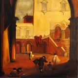 Пожар в квартале Сан-Маркуола, Франческо Гварди, 1789 г