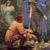 «Принцесса в саду», Эдвард Роберт Хьюз — описание картины