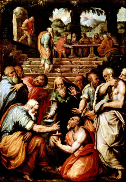 «Пророк Елисей», Джорджо Вазари — описание картины