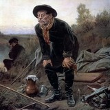 проводы усопшего, Василий Григорьевич Перов, 1865 г