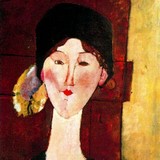 «Рыжая женщина», Амедео Модильяни — описание картины