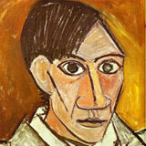 Старый гитарист, Пабло Пикассо — описание картины