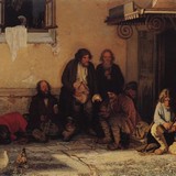 Страстная пора (Косатели) - Г.Г. Мясоедов, 1887