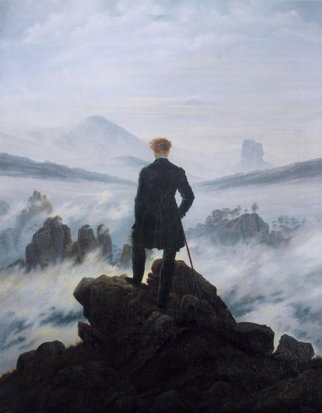 «Странник над морем тумана», Каспар Давид Фридрих — описание картины