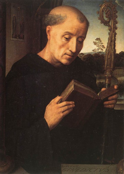 Святой Бенедикт, Ганс Мемлинг, 1487 г