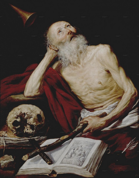 «Святой Иероним», Антонио де Переда — описание картины