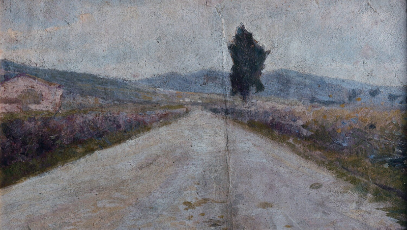 «Тосканская дорога», Амедео Модильяни — описание картины