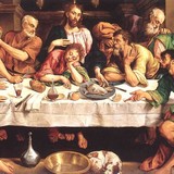 «Ужин в Эммаусе», Якопо Бассано — описание картины